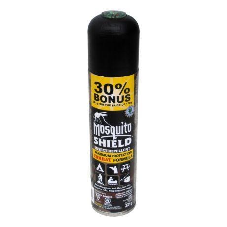 Mosquito Shield Combat Formula  - 221g Aerosol (30% Deet) (12) (00012)