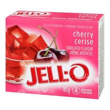 Jello Jelly Powder Cherry Retail Size 85g (24)(01340)