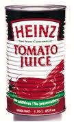 Heinz Tomato Juice -  48oz (12) (00340) EACH