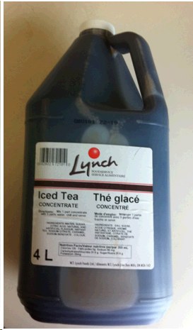 Lynch Ice Tea Concentrate (5+1) - 4L - (2)(72191)