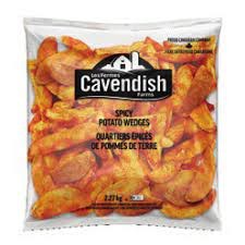 RETAIL SIZE - Cavendish Farms Spicy Potato Wedges - 2.27kg (6)