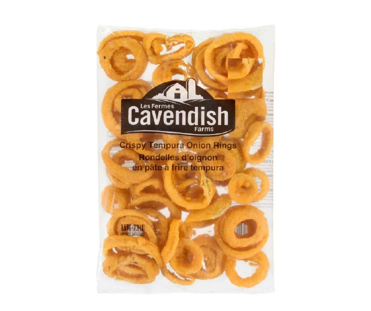 RETAIL SIZE - Cavendish Farms Onion Rings - 1.5kg (6) (37303)