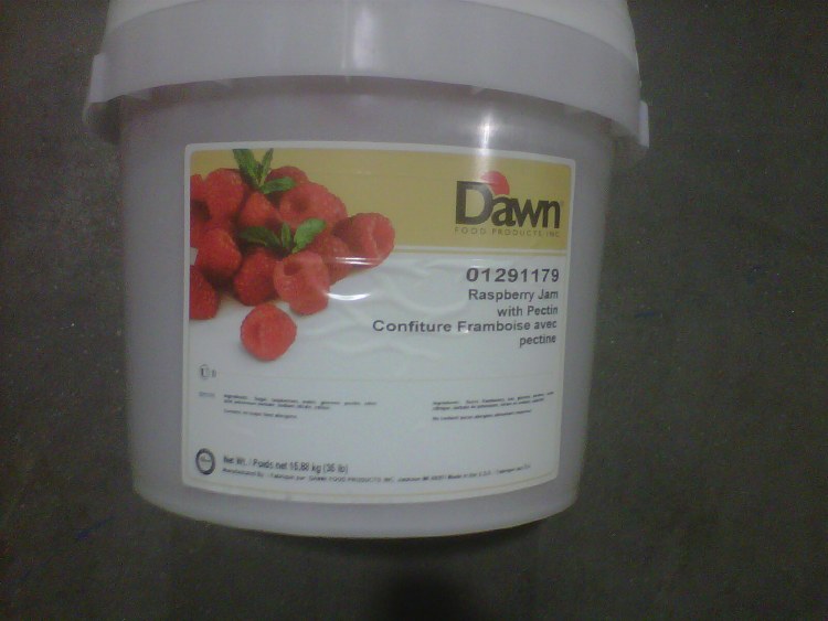 Dawn Raspberry Jam with Pectin Dawn - 14KG