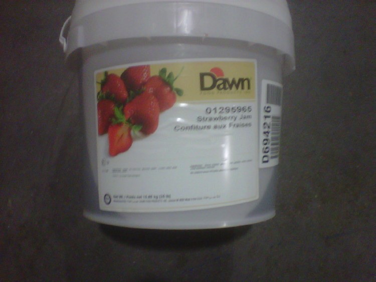 Dawn Strawberry Jam w/ Pectin - (3058145) - 14KG