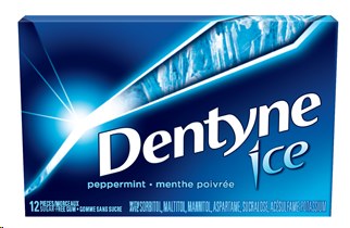 Dentyne Ice Peppermint - 12/Box (32912) (18) (05166)