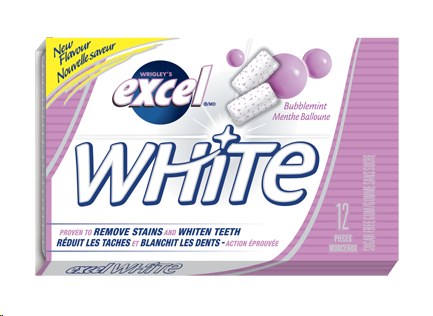 Excel White Bubblemint - 12/BOX (18) (20955)