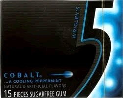 Five Gum Cobalt Cooling Peppermint - 10/Box (20840) (12)