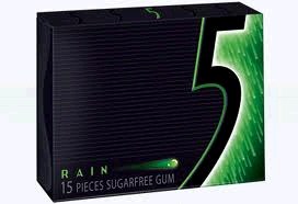 Five Gum Rain Spearmint - 10/Box (20838) (12)