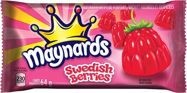 Maynards Single Swedish Berry - 18/BOX (12) (21600)