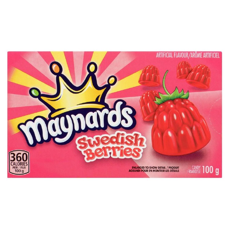 Maynards Swedish Berries Theatre 100g - 12/Box - (22796)