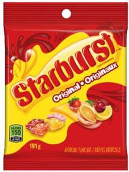 Starburst Original - Peg bag - 191g (12) (89653)