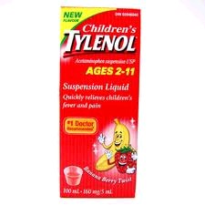 Tylenol Elixir Banana Berry Twist Child - 100ml (24) (31414) EACH
