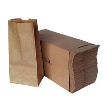 Paper Bag 1lb Natural Brown - 6 3/4" L x 3 1/2" W - 500/BDL - SOLD BY BUNDLE - (1) (VB1SOB) (15607)