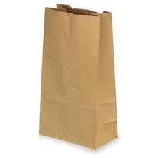 Paper Bag 12LB Natural - 19" x 8" x 7" - 500/CASE - (1) (1200) (52400)