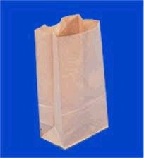 Paper Bag 3LB Natural - 500/PKG (9.25 x 8.5 x 4.5) (250) (06005) (51700)