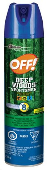 Deep Woods OFF Bug Aerosol (blue) Sport (unscented)  230g (1947) each (12)