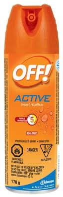 Off Aerosol Active Orange 170g (1910) each (12) (NET)