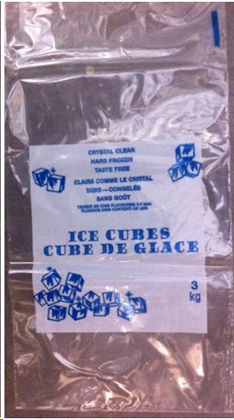 Ice Bag Printed - 10 x 20 250/CASE (15105)