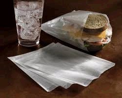 Sandwich Bag Waxed 6 x 2 x 9 Jumbo White - 1000/CS - SOLD BY CASE - (1) (00011) (2061009) (02639)