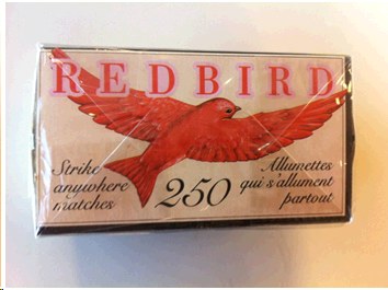 Redbird Kitchen Strike on Box Matches - 250/BOX (48) (02001)