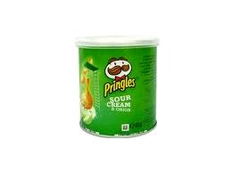 Pringles Small Can Sour Cream & Onion - 37g (12) (85268)