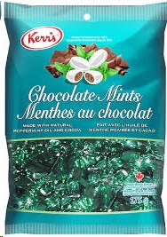 Kerr's Chocolate Mints Black Label 500g (55165)(12)