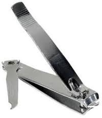 Nail Clipper with Nail File - medium sized - 1/Card (34310) (NET)