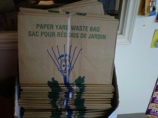 Paper Yard Leaf Waste Bag (pack of 5)