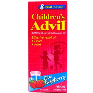 Advil Childrens's Liquid Blue Raspberry - 100ml (00611) (12)