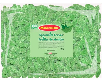 05c McCormick Spearmint Leaves - 300 ct/Bag (49682) (8) (N)