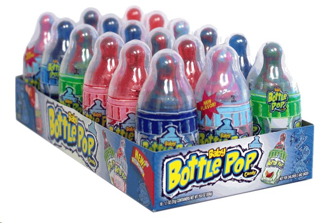 Baby Bottle Pops - 18/BX - (16)(00477)