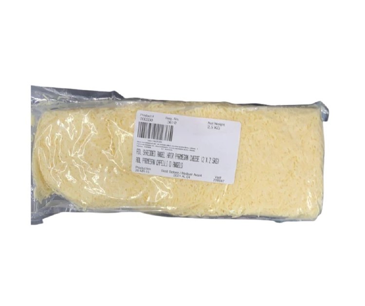 Dairy Isle Cheese- Angel Hair Shred Parmesan Cheese- 2.5kg (2) (000326)(00330)