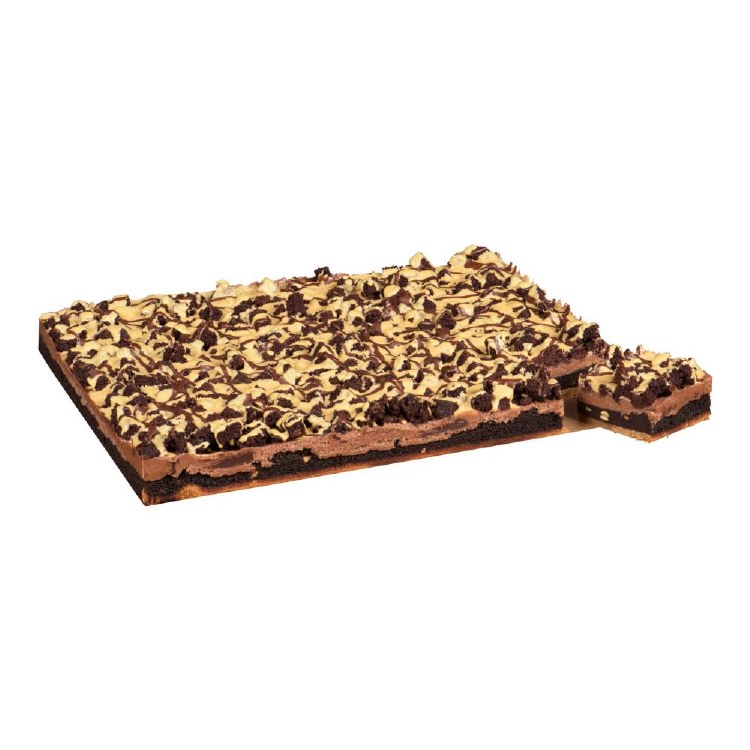 Crispy Peanut Butter Stacked Brownie - 2 cakes per box (12" x 16" ) 36001