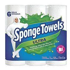 Sponge Towels Ultra- 6's (4) (53606)