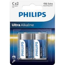 Philips Ultra Akaline "C" Battery -  pkg2 (12)(547967)