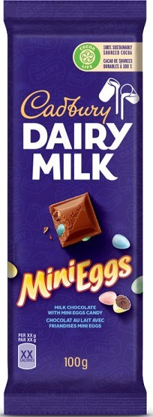 Dairy Milk with Mini EGGS - family 100 g - 21/BOX (1) (01508)