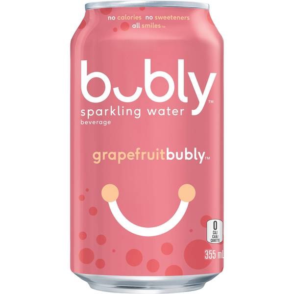 CAN Bubly Grapefruit 12 x 355ml (00830)(PEPSI) Sold by Case Kays