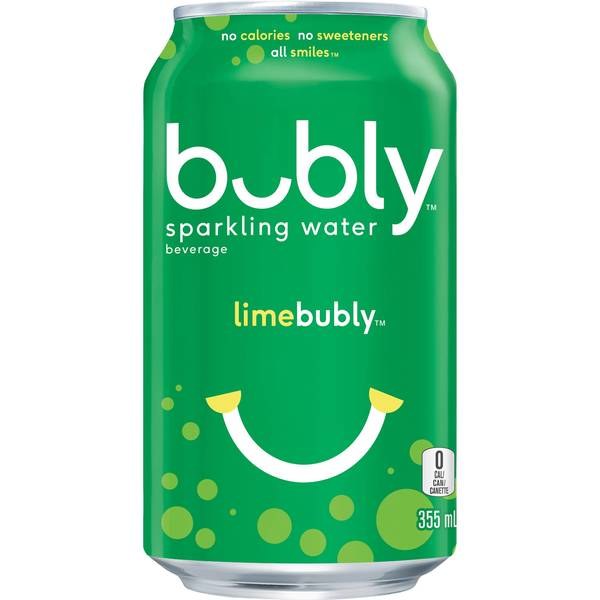 CAN - Bubly Lime - 12 x 355mL - SOLD BY CASE - (1) (14918) (PEPSI)