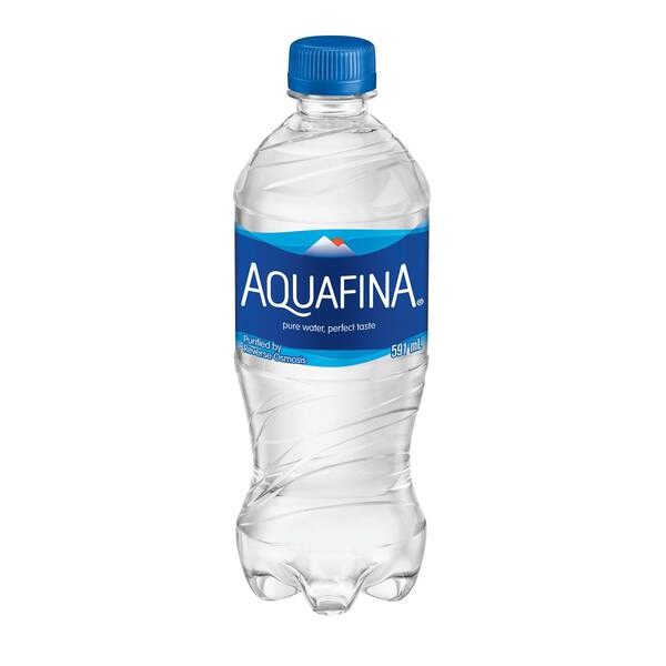 BOTTLE- Aquafina Water- 24 x 591ml (06112)(PEPSI)- Sold by Case