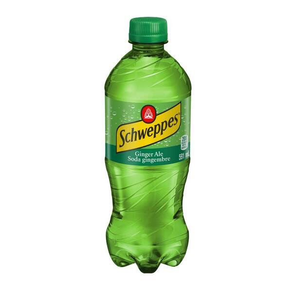 BOTTLE Schweppes Ginger Ale 24 x 591ml (01024)(PEPSI) Sold by Case