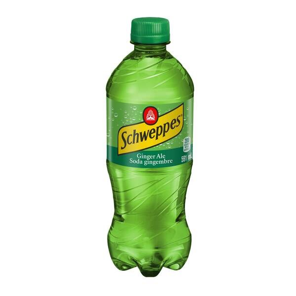 BOTTLE- Schweppes Ginger Ale- 24 x 591ml (01024)(PEPSI)- Sold by Case