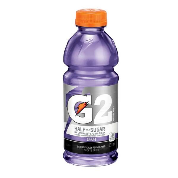 BOTTLE- Gatorade G2- Grape- 12 x 591ml (92094)(PEPSI)- Sold by Case