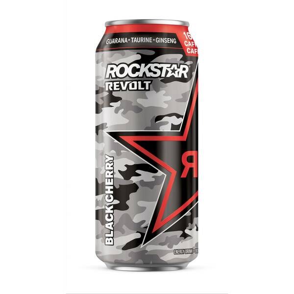 CAN- Rockstar Black Cherry- 12 x 473ml (00634)(PEPSI)- Sold by Case