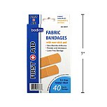 Fabric Bandages Standard Size - 40/PKG (12) (82377)