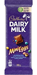 Cadbury Dairy Milk With Mini Eggs Mini Bars - 144g (8) (01872)