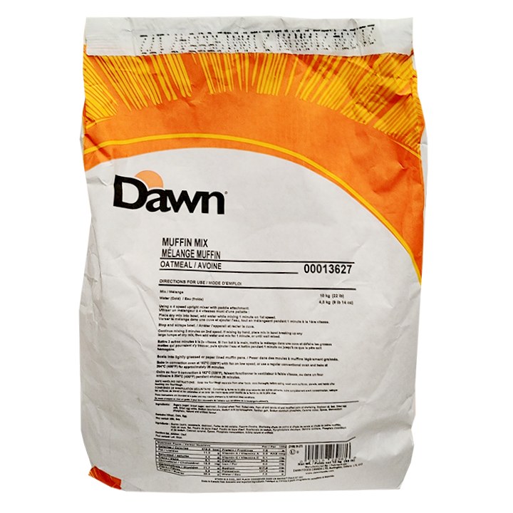 Dawn Oatmeal Muffin Mix - 10kg - Bag