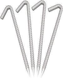 Metal Tent PEGS - 7" x 1/4" (SOLD BY 4/PKG) (12660)