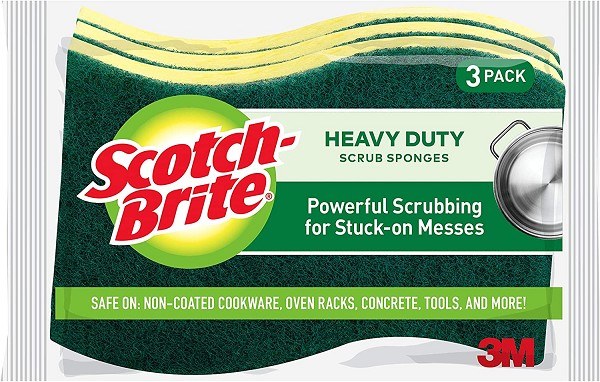 Scotch-Brite Heavy Duty Scrub Sponges 3ct - (12) (57235)