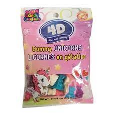 Candy Creations- 4D Gummy Unicorns- 112g (18) (91519)