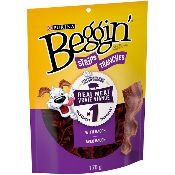 Purina Beggin' Strips Bacon Beef - 170g (6)(52012)